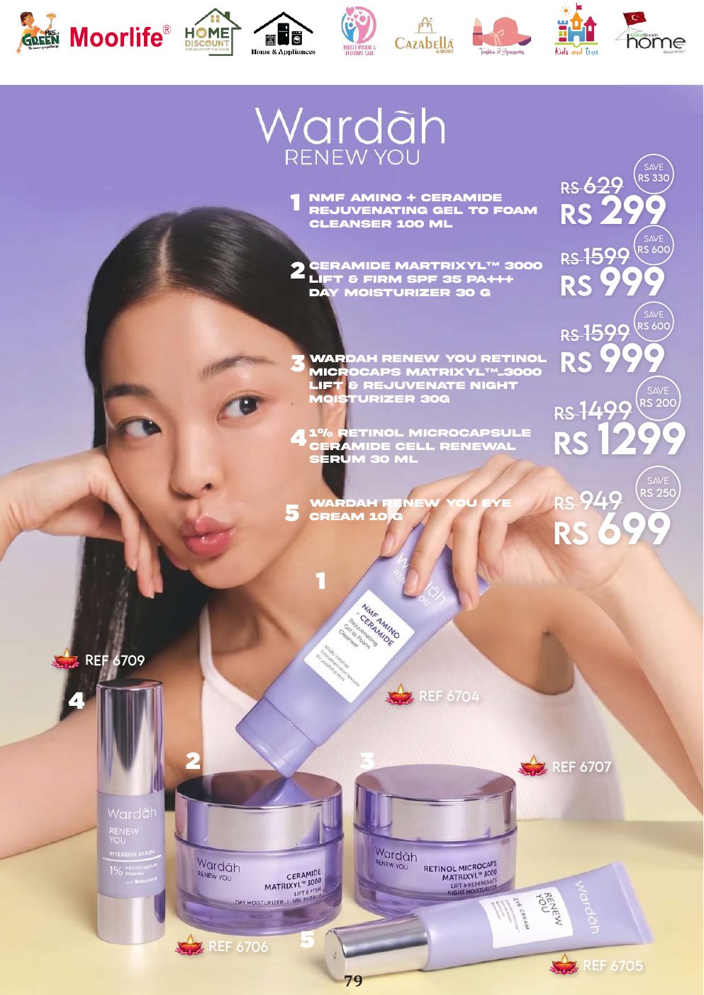 Wardah Renew You skincare on November page 79.